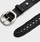 Audrey Woven Belt in Black-Belts-Rag & Bone-Black-S-Mercantile Portland