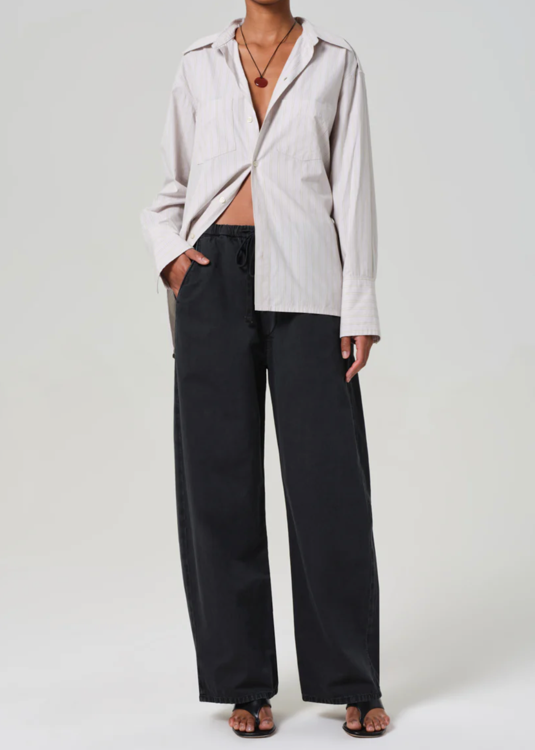 Aurora Pull On Pant-Clothing-Citizens of Humanity-Washed Black-XS-Mercantile Portland