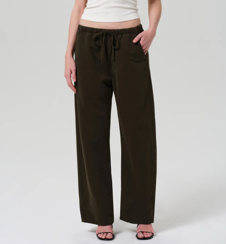Aurora Pull On Pant-Pants-Citizens of Humanity-Dark Olive-XS-Mercantile Portland