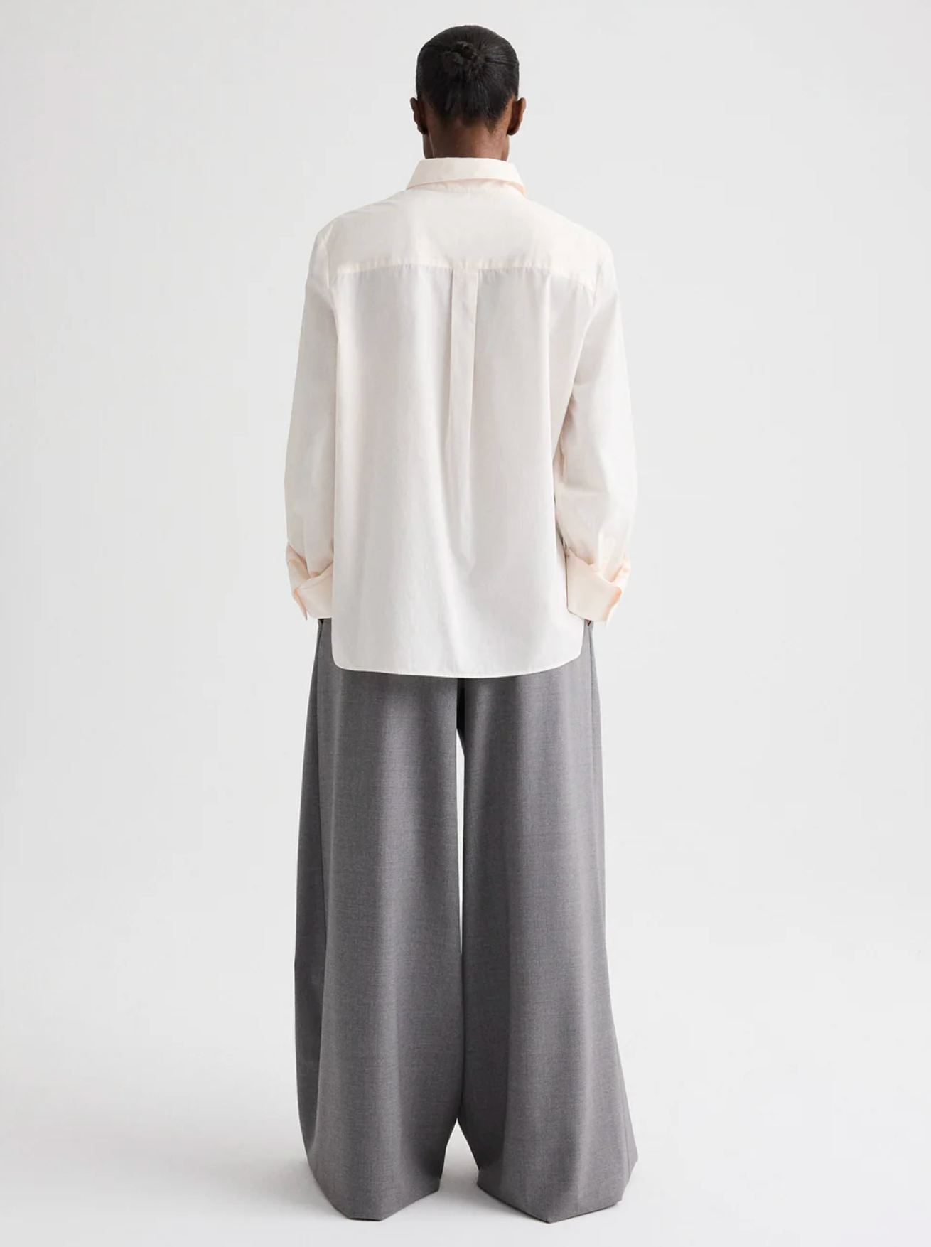 Avery Pant-Pants-TWP-Medium Heather Grey-2-Mercantile Portland