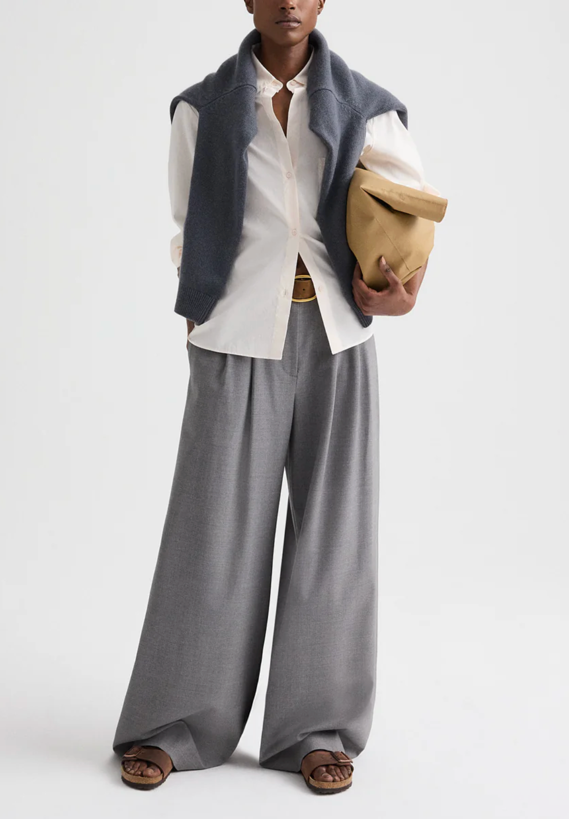 Avery Pant-Pants-TWP-Medium Heather Grey-2-Mercantile Portland