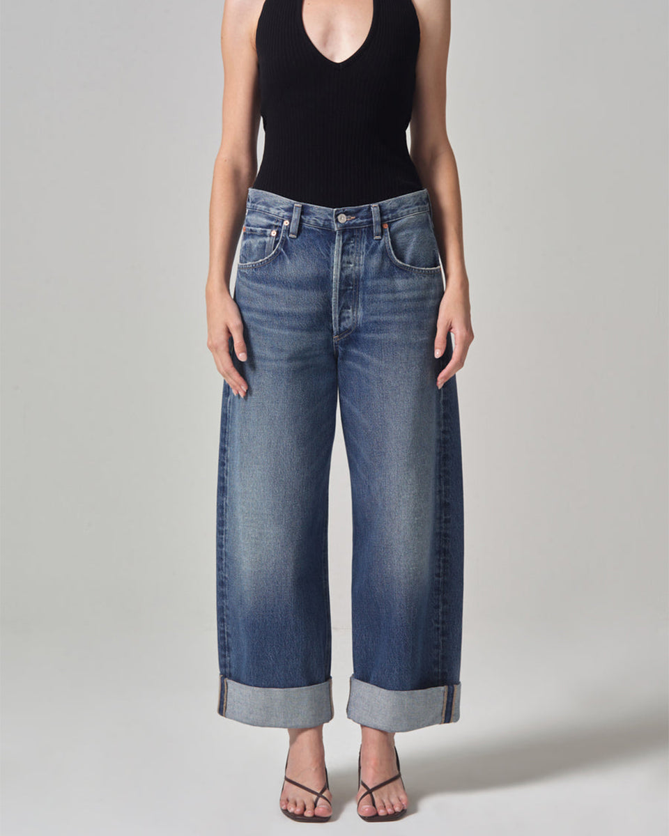Ayla Baggy Cuffed Crop-Clothing-Citizens of Humanity-Brielle-26-Mercantile Portland