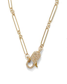 Baby Lock Paperclip Necklace-Jewelry-Paula Rosen-OS-Mercantile Portland