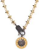 Baby Spike and Spinel Clasp Chain-Jewelry-Paula Rosen-OS-Mercantile Portland