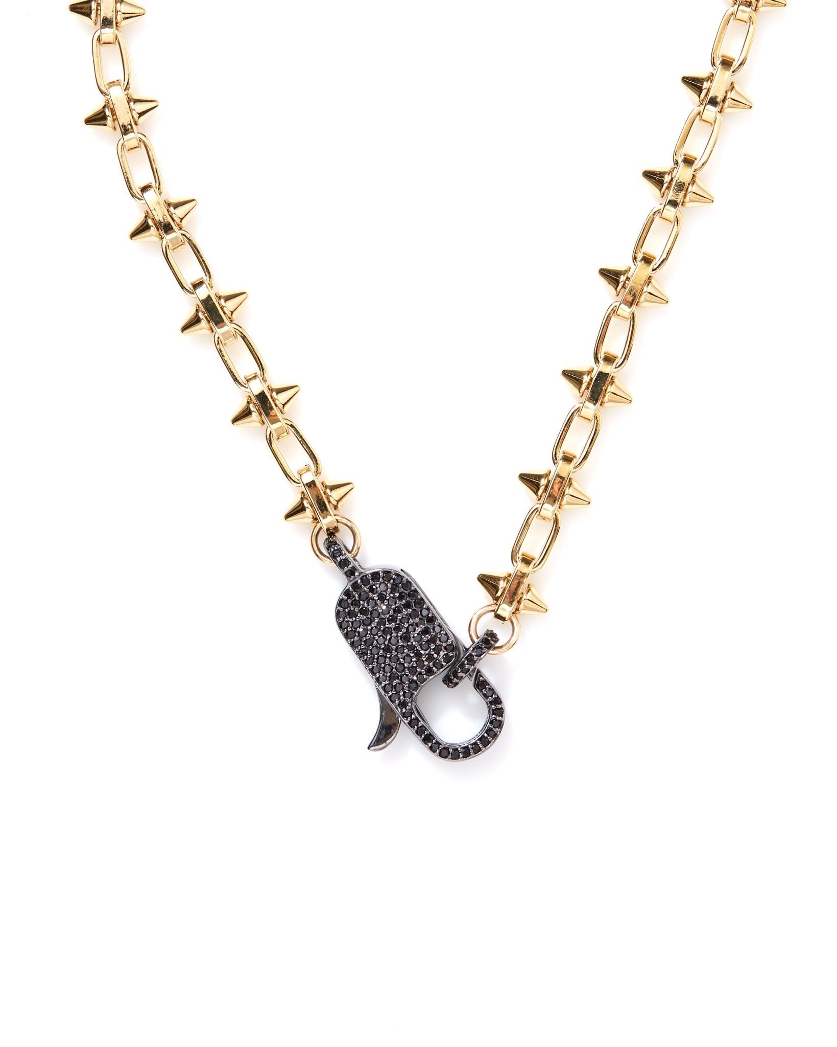 Baby Spike and Spinel Clasp Chain-Jewelry-Paula Rosen-OS-Mercantile Portland
