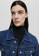 Baby Trucker Jacket-Denim-Re/Done-Faded Rider-XS-Mercantile Portland