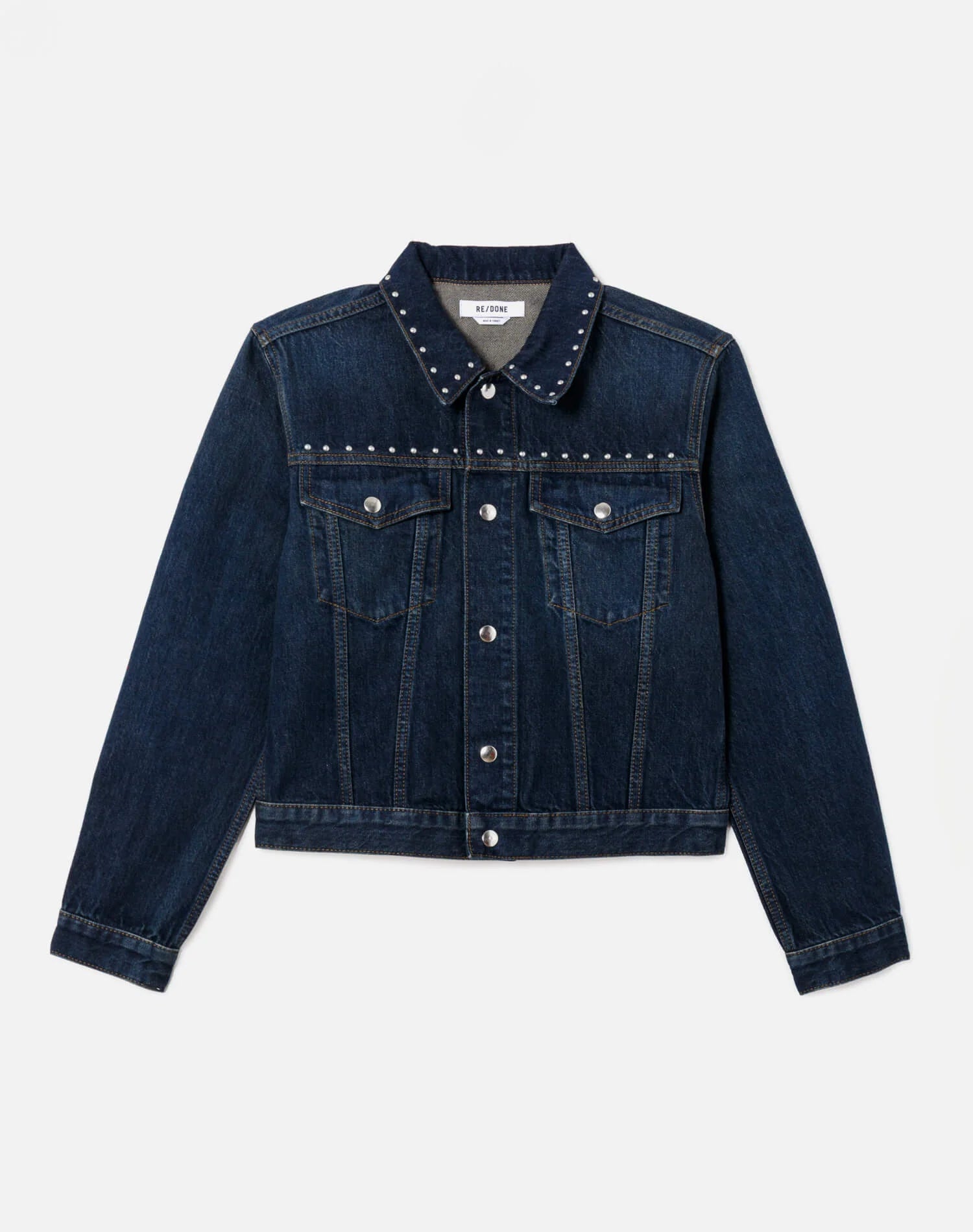 Baby Trucker Jacket-Jackets-Re/Done-Barley Worn Stud-XS-Mercantile Portland