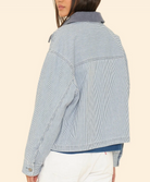 Baldwin Denim Jacket-Jackets-Xirena-Blue Railroad-XS-Mercantile Portland