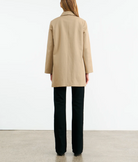 Balzac Short Duster Coat-Clothing-Nili Lotan-Desert Khaki-XS-Mercantile Portland