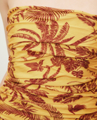 Banana Blossom Ruched Gown-Dresses-Alémais-Marigold-4-Mercantile Portland