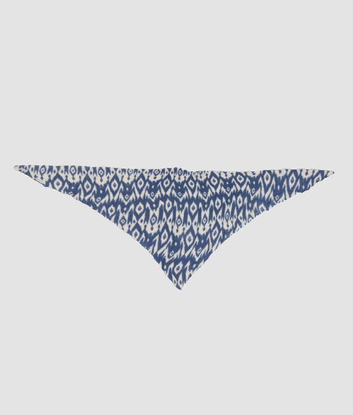 Bandana Open Knit Print Scarf in Blue-Scarves and Wraps-Mirror in the Sky-Blue-OS-Mercantile Portland