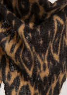 Bandana Open Knit Print Scarf in Dark Wood-Scarves and Wraps-Mirror in the Sky-Dark Wood-OS-Mercantile Portland