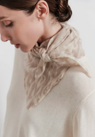 Bandana Open Knit Print Scarf in Jute-Scarves and Wraps-Mirror in the Sky-Jute-OS-Mercantile Portland
