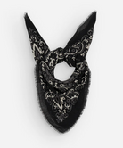 Bandana Scarf in Black-Scarves and Wraps-Maison Lecomte-Black-OS-Mercantile Portland