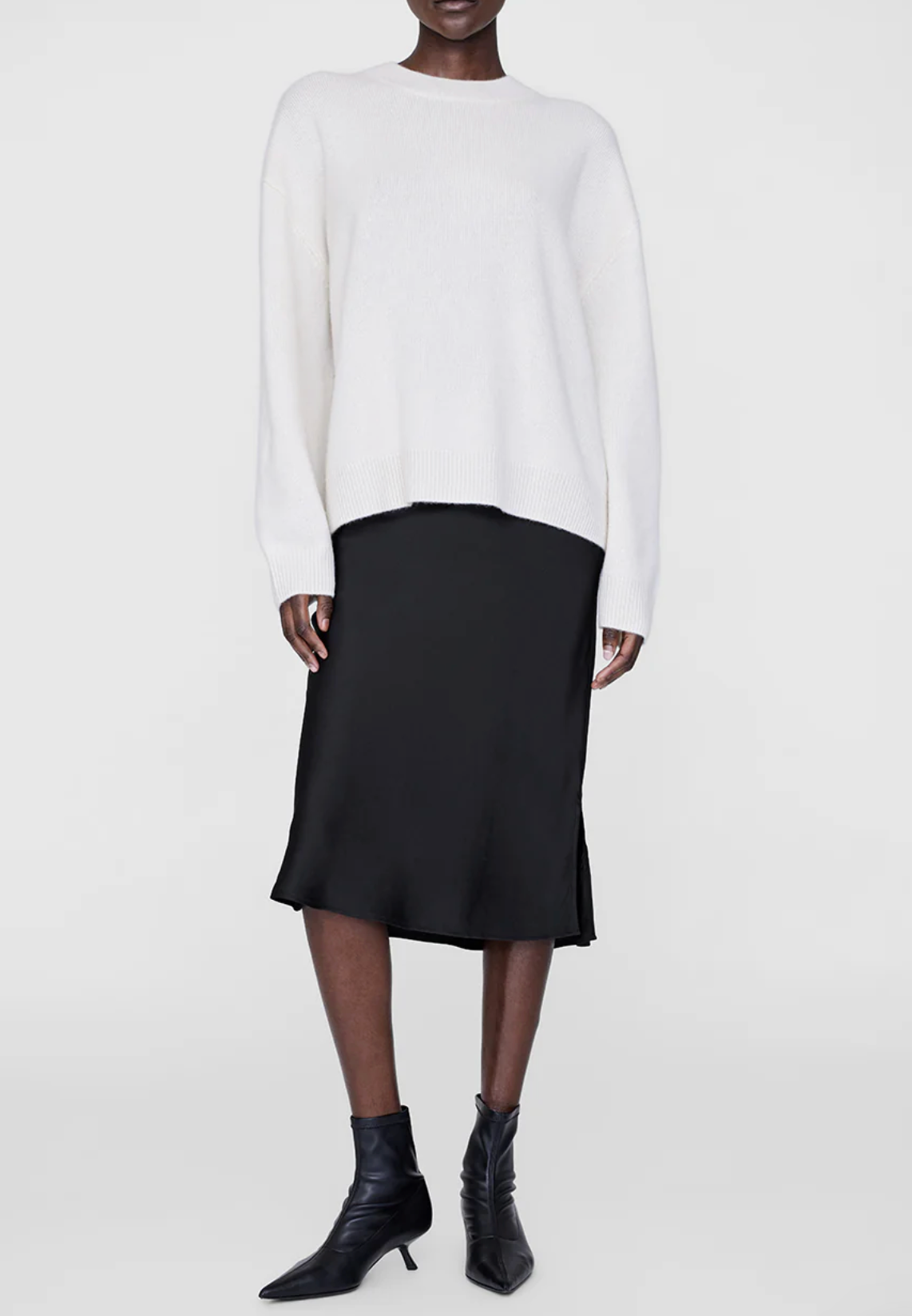 Bar Silk Skirt in Black-Skirts and Shorts-Anine Bing-Black-XS-Mercantile Portland