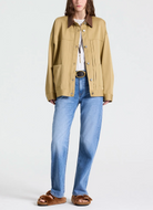 Barn Jacket Combo-Jackets-TWP-Khaki / Bison-XS-Mercantile Portland