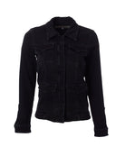 Beale Four Pocket Denim Jacket-Clothing-Teleria Zed-Black-38-Mercantile Portland