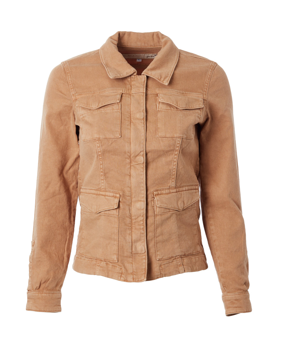 Beale Four Pocket Denim Jacket-Denim-Teleria Zed-Desert-38-Mercantile Portland