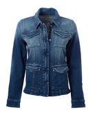 Beale Four Pocket Denim Jacket-Denim-Teleria Zed-Army-38-Mercantile Portland