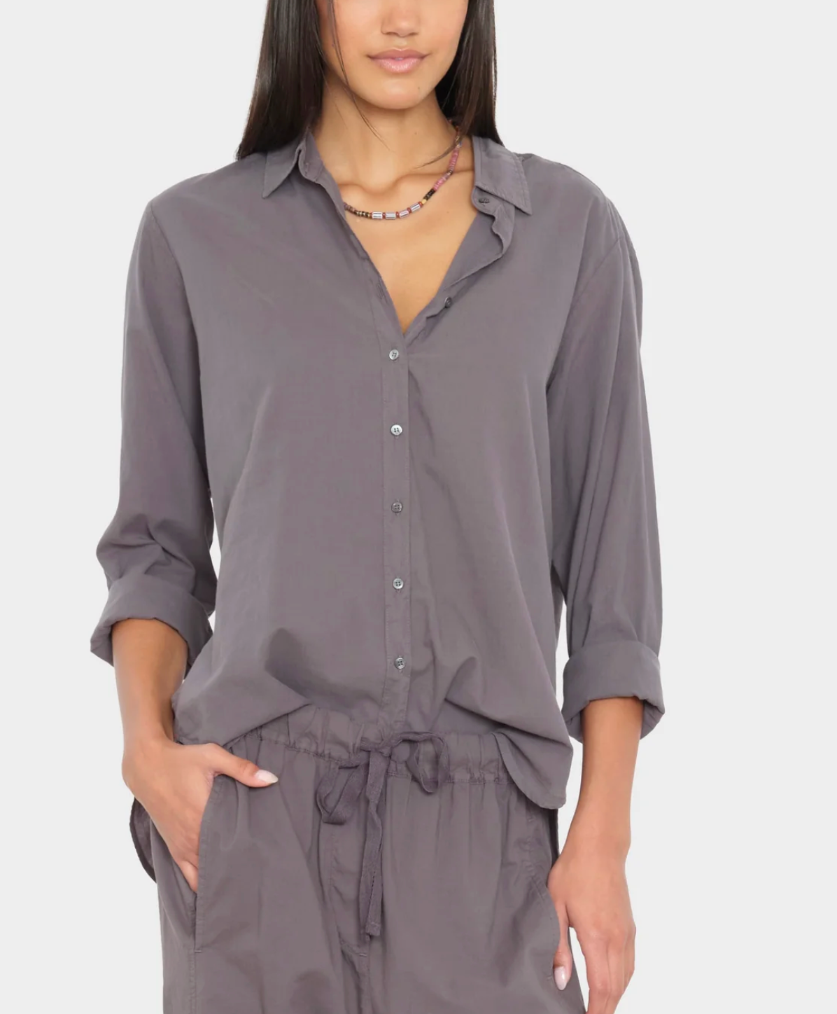 Beau Shirt in Ash-Shirts-Xirena-Ash-XS-Mercantile Portland