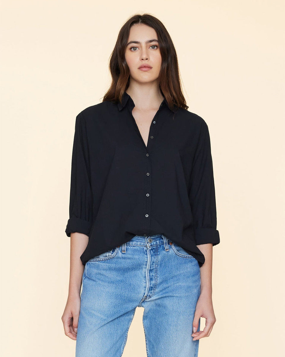 Beau Shirt in Black-Shirts-Xirena-Black-XS-Mercantile Portland