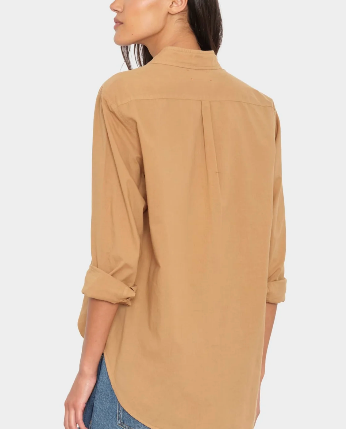 Beau Shirt in Tobac-Shirts-Xirena-Tobac-XS-Mercantile Portland