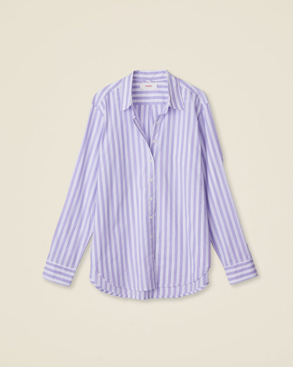 Beau Shirt-Shirts-Xirena-Amethyst Stripe-XS-Mercantile Portland