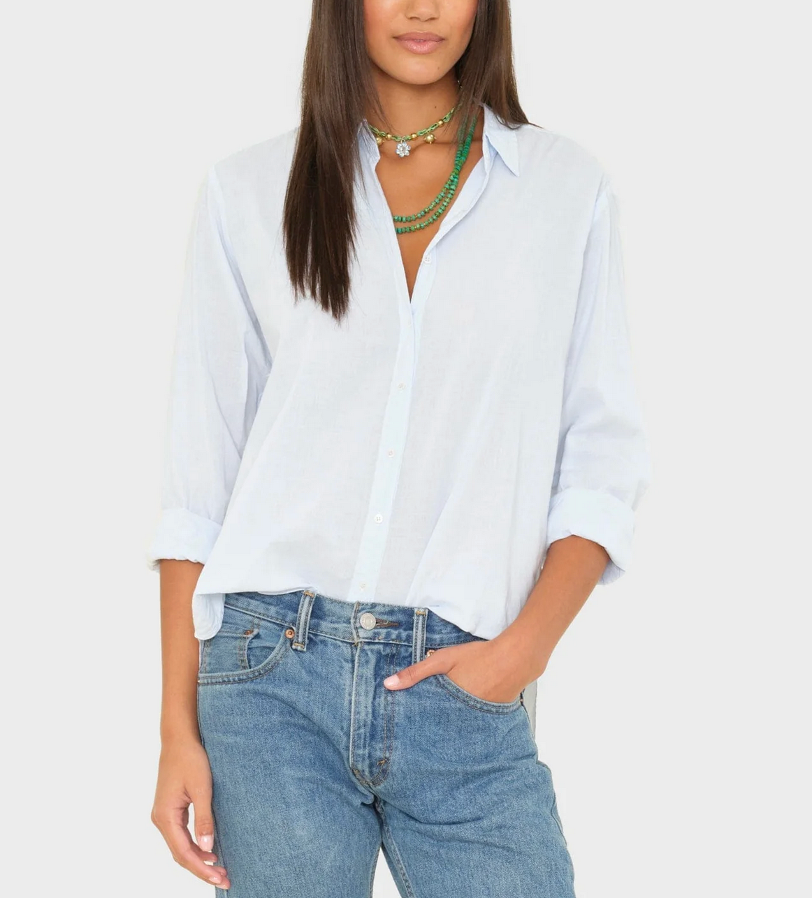 Beau Shirt-Shirts-Xirena-Skylight-XS-Mercantile Portland
