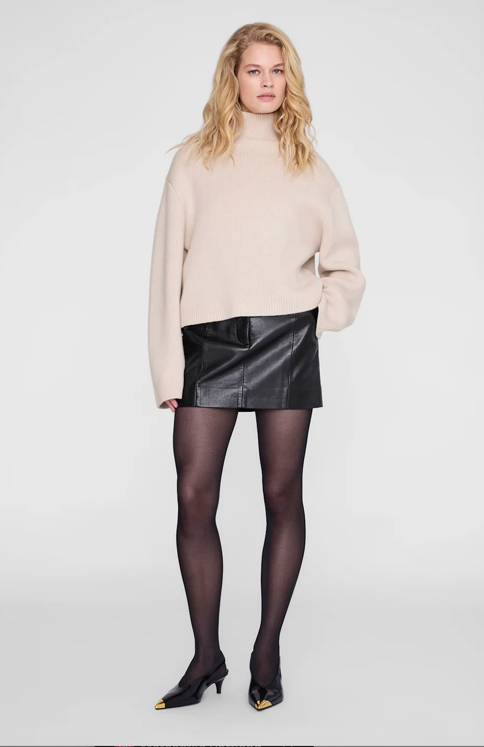 Benedict Mini Skirt-staging-Anine Bing-Black-30-Mercantile Portland