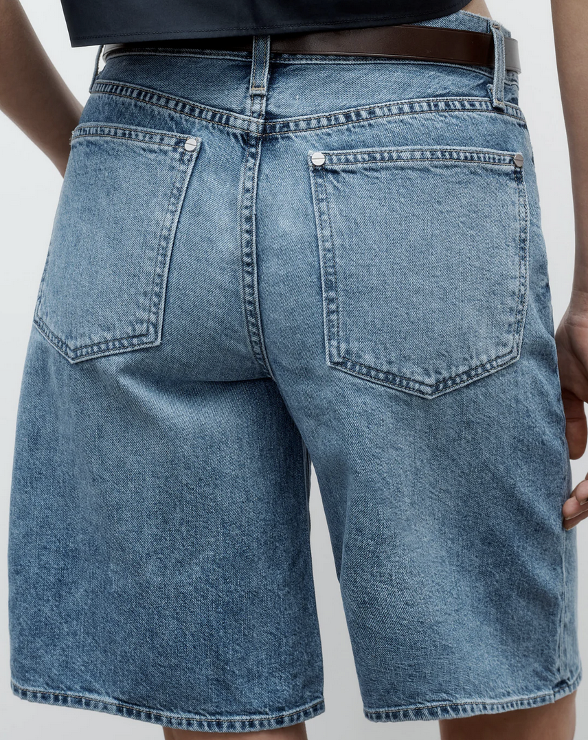 Bennie Short in Vintage Denim-Denim-TWP-Vintage Denim-24-Mercantile Portland