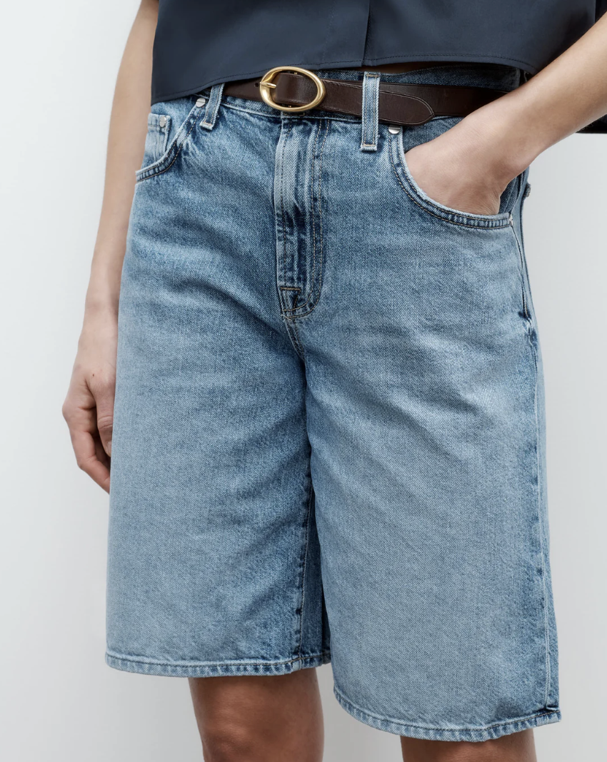 Bennie Short in Vintage Denim-Denim-TWP-Vintage Denim-24-Mercantile Portland