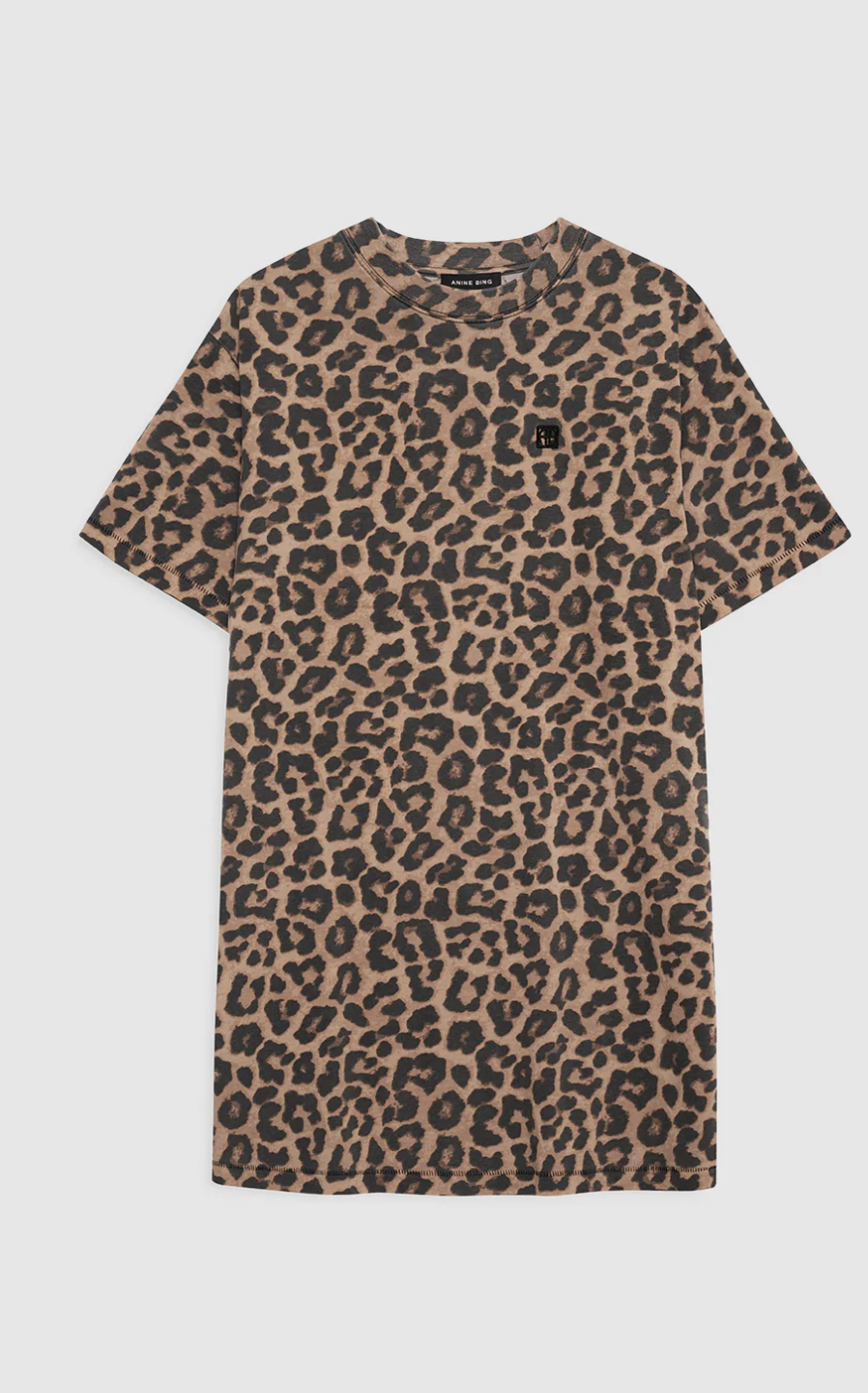 Beth Mini Dress-Dresses-Anine Bing-Leopard-XS-Mercantile Portland