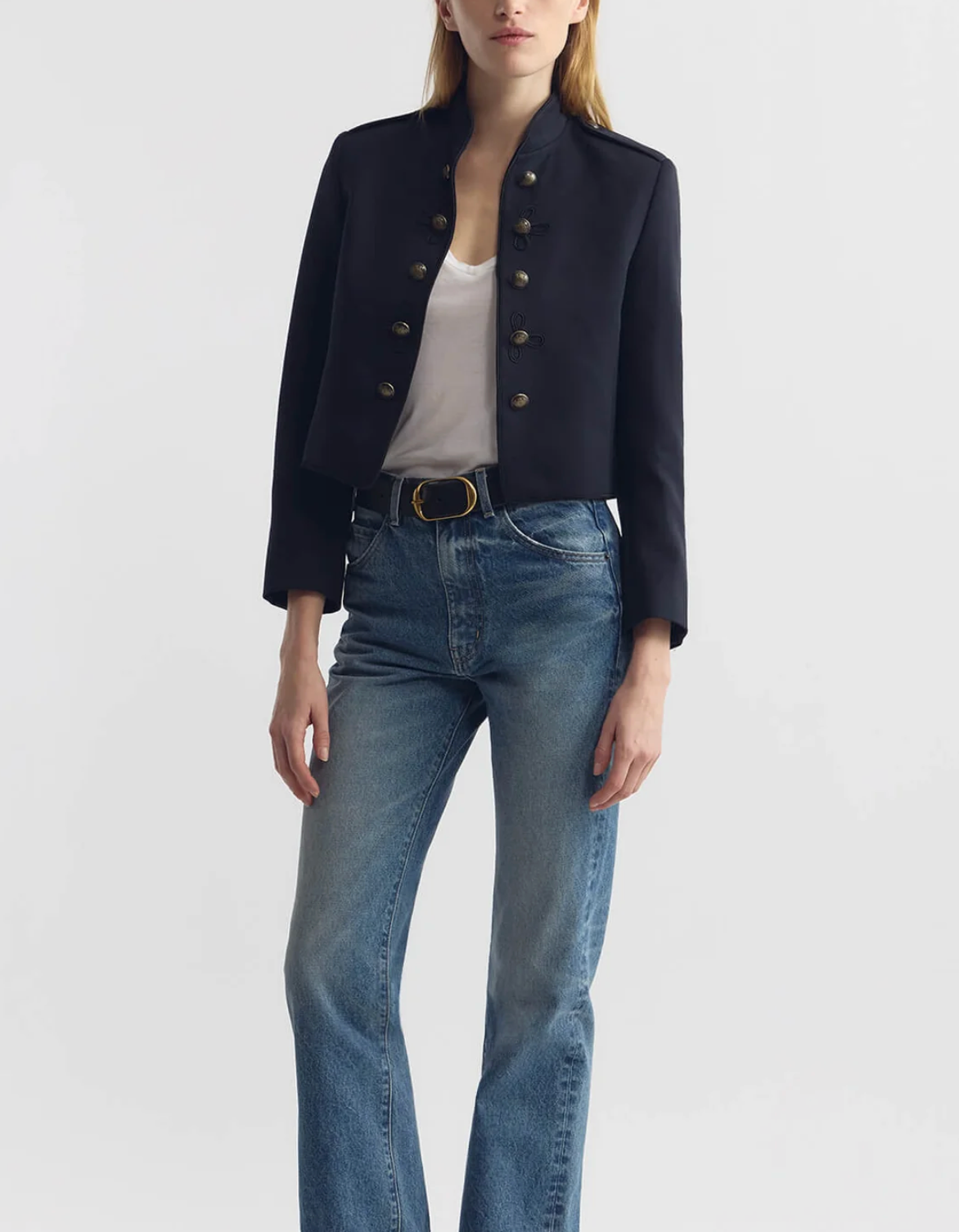 Betsy Wool Jacket-Jackets-Nili Lotan-Midnight-XS-Mercantile Portland