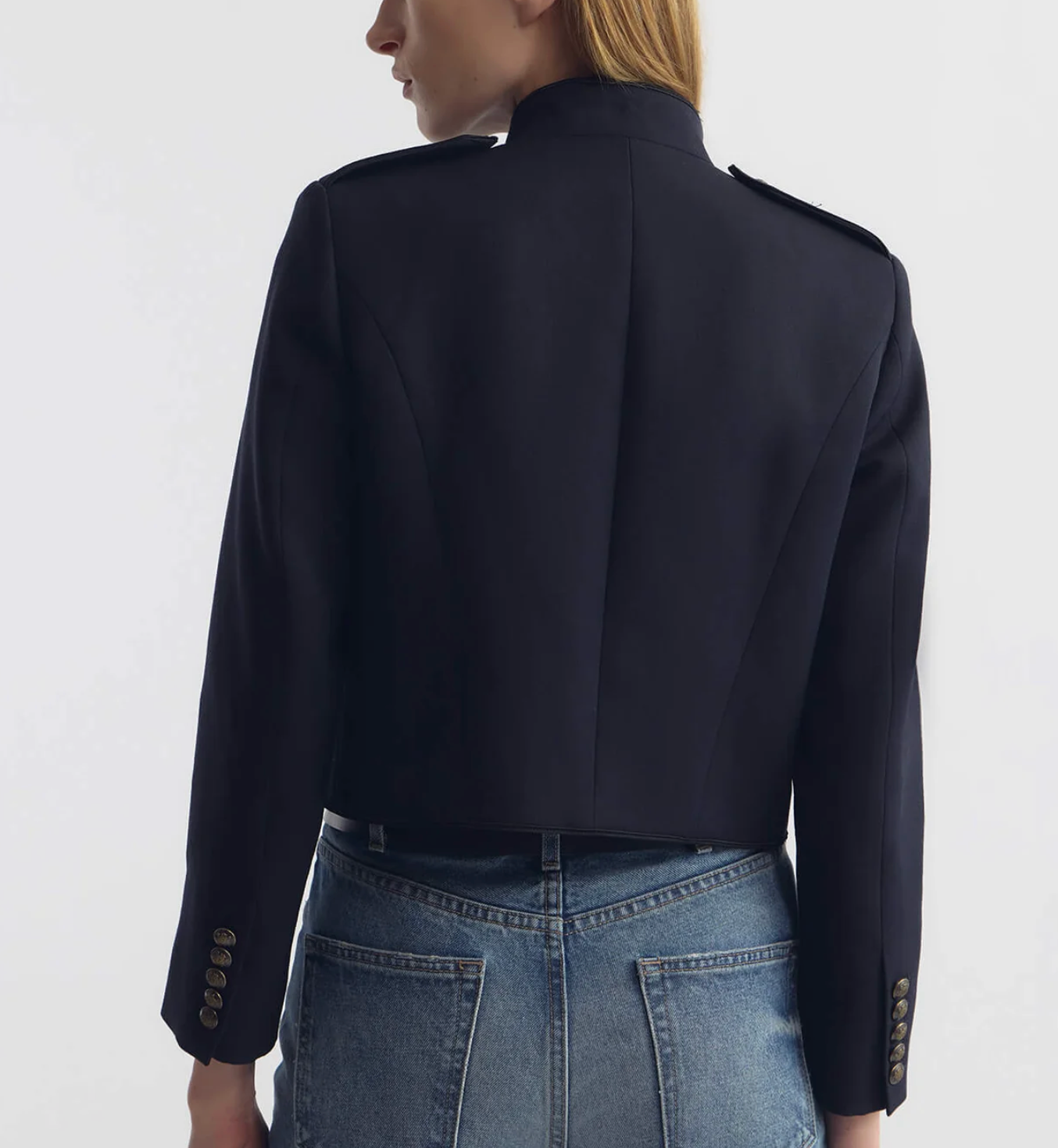 Betsy Wool Jacket-Jackets-Nili Lotan-Midnight-XS-Mercantile Portland