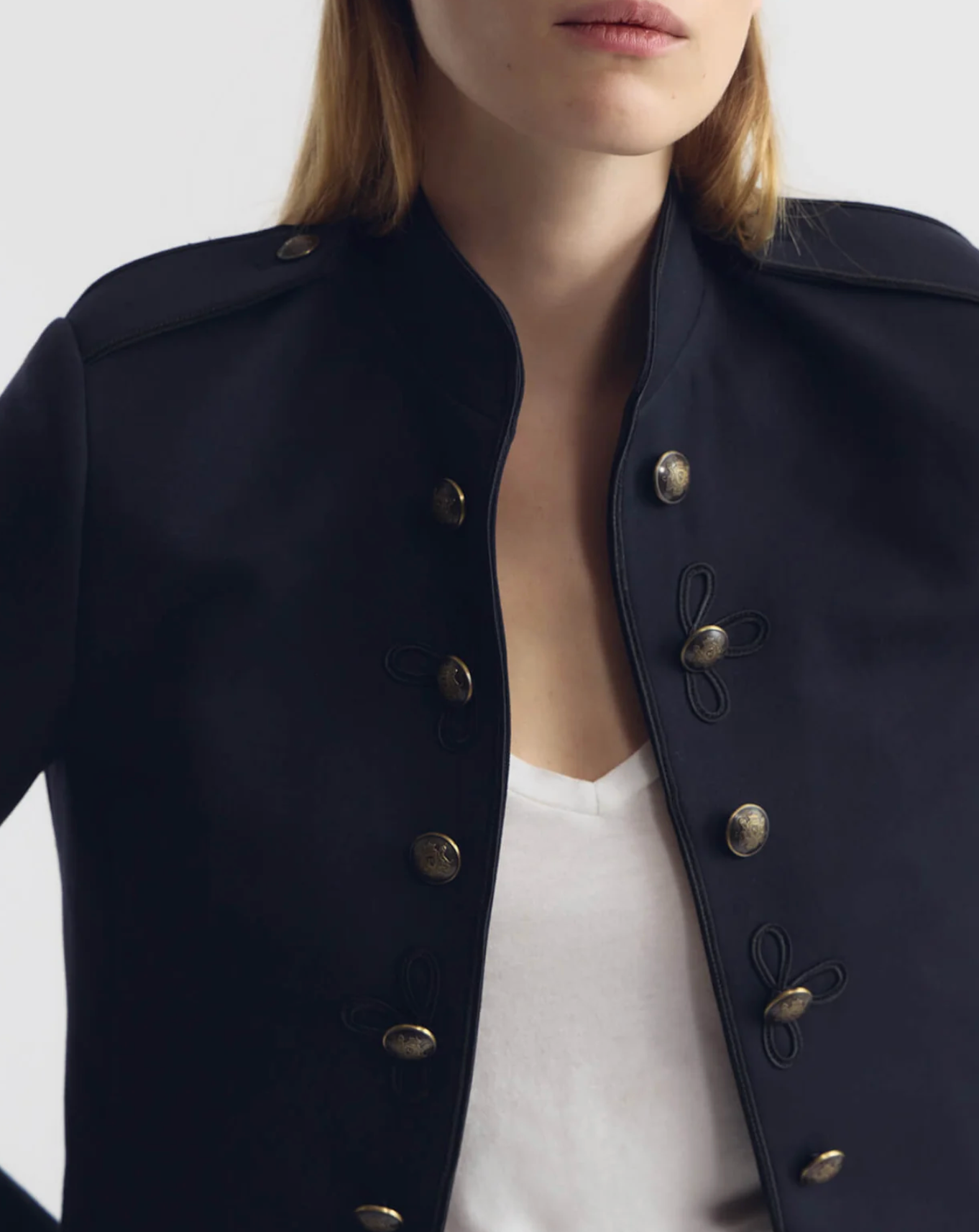 Betsy Wool Jacket-Jackets-Nili Lotan-Midnight-XS-Mercantile Portland