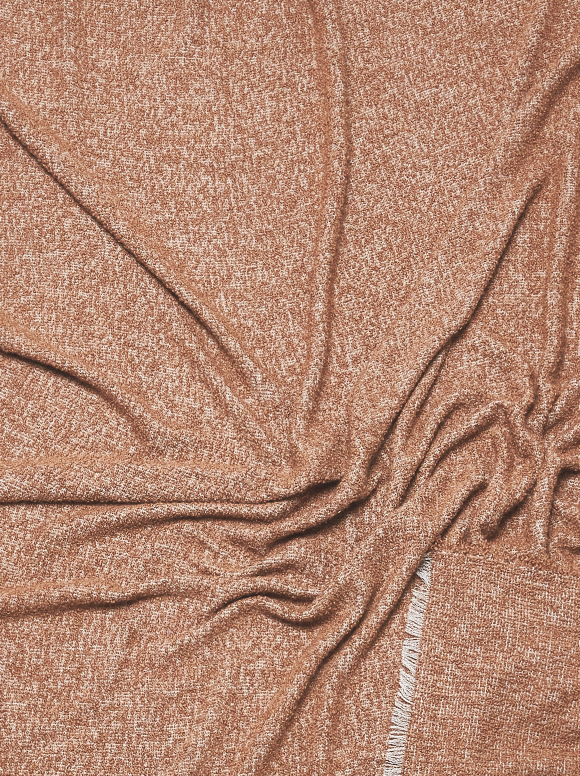 Bianca Cashmere & Silk Scarf/Wrap-Scarves and Wraps-Alonpi-Brown-OS-Mercantile Portland