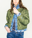 Bleecker Street Liner Jacket in Blondie-Jackets-ASKKNY-BLONDIE-XS-Mercantile Portland