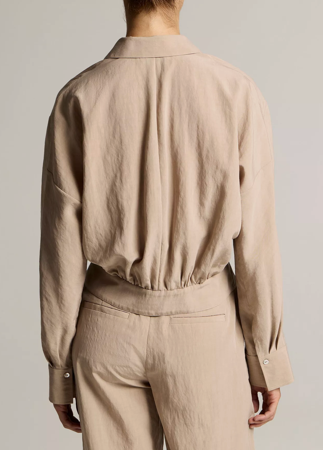 Blouson-Back Shirt Jacket-Shirts-Vince-Dried Blossom-0-Mercantile Portland