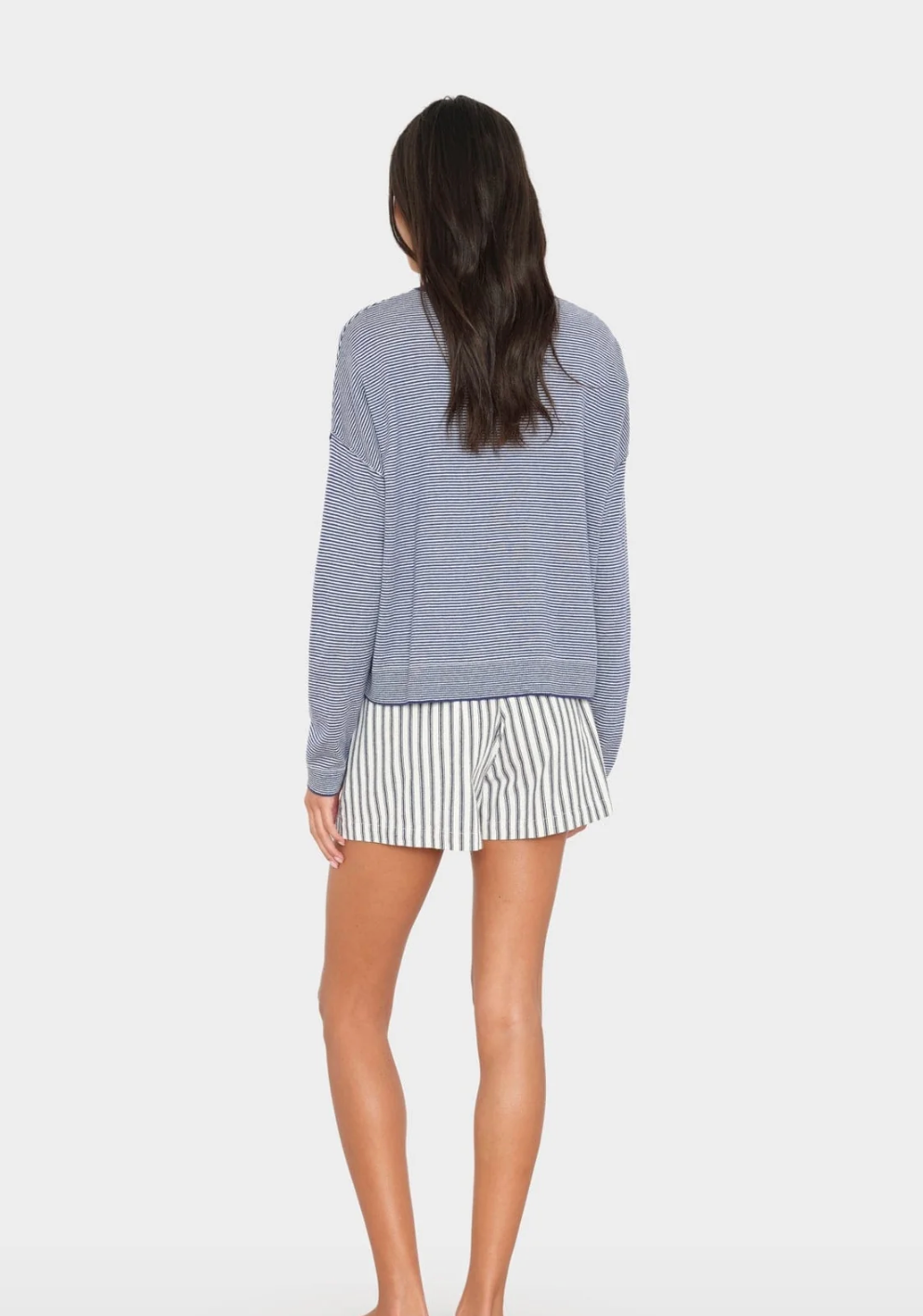 Blue Slate Stripe Zane Short-Clothing-Xirena-Blue Stripe-XS-Mercantile Portland