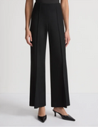 Boiled Wool-Cashmere Beekman Pant-Clothing-Lafayette 148-XS-BLK-Mercantile Portland