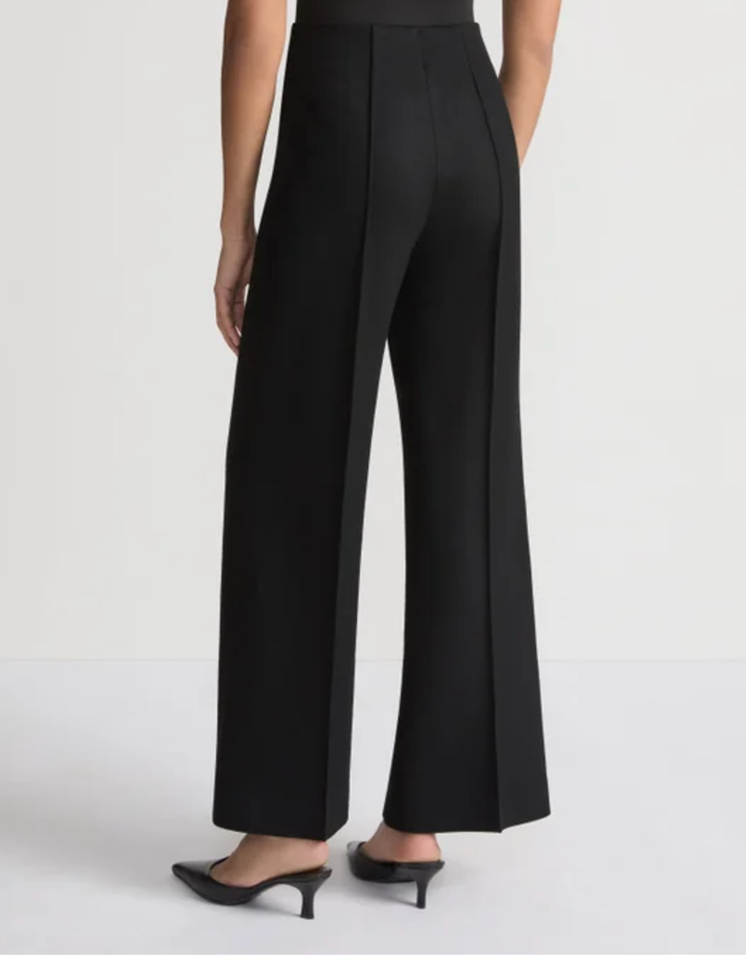 Boiled Wool-Cashmere Beekman Pant-Clothing-Lafayette 148-XS-BLK-Mercantile Portland