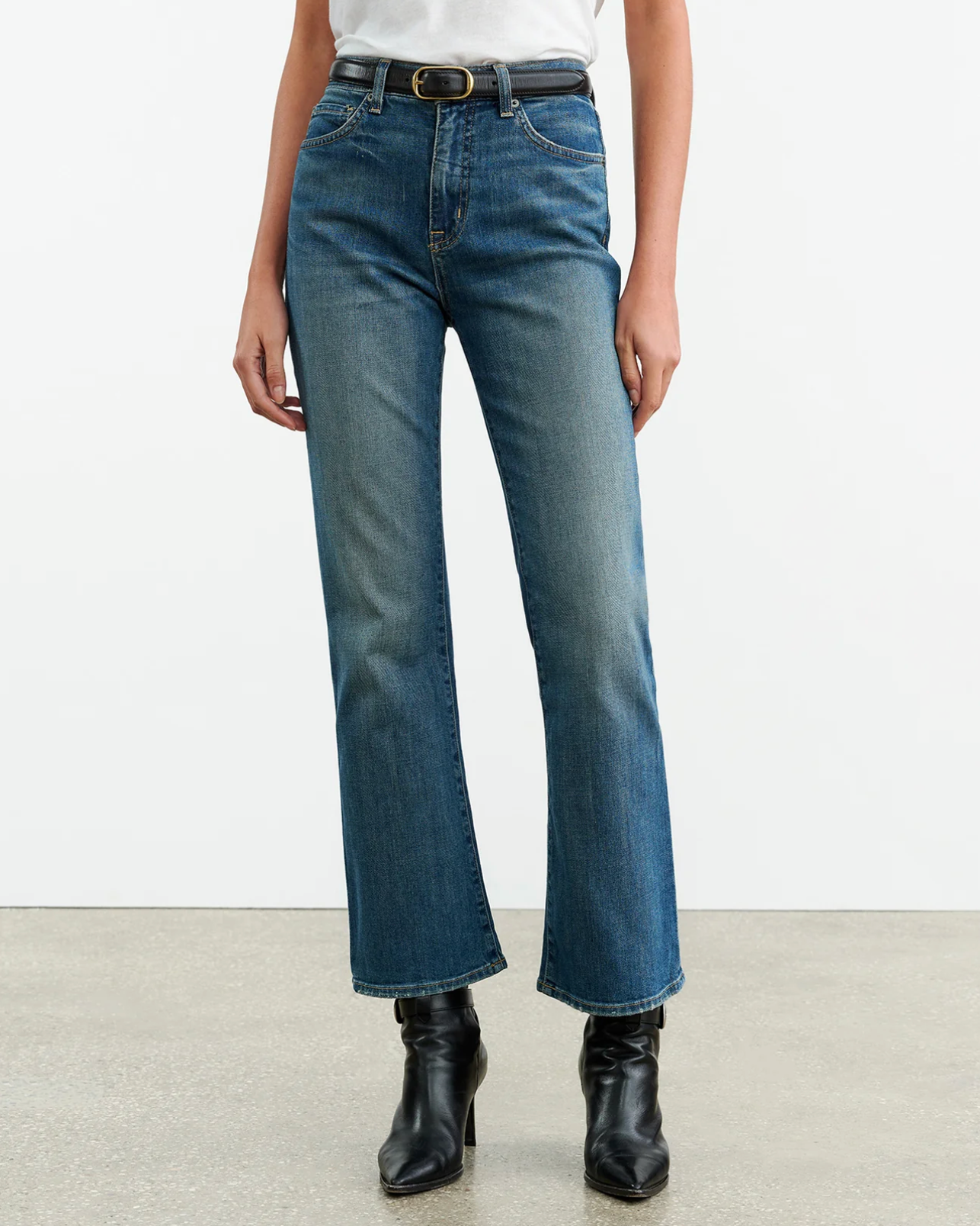 Boot Cut Jean-Clothing-Nili Lotan-Classic Wash-24-Mercantile Portland
