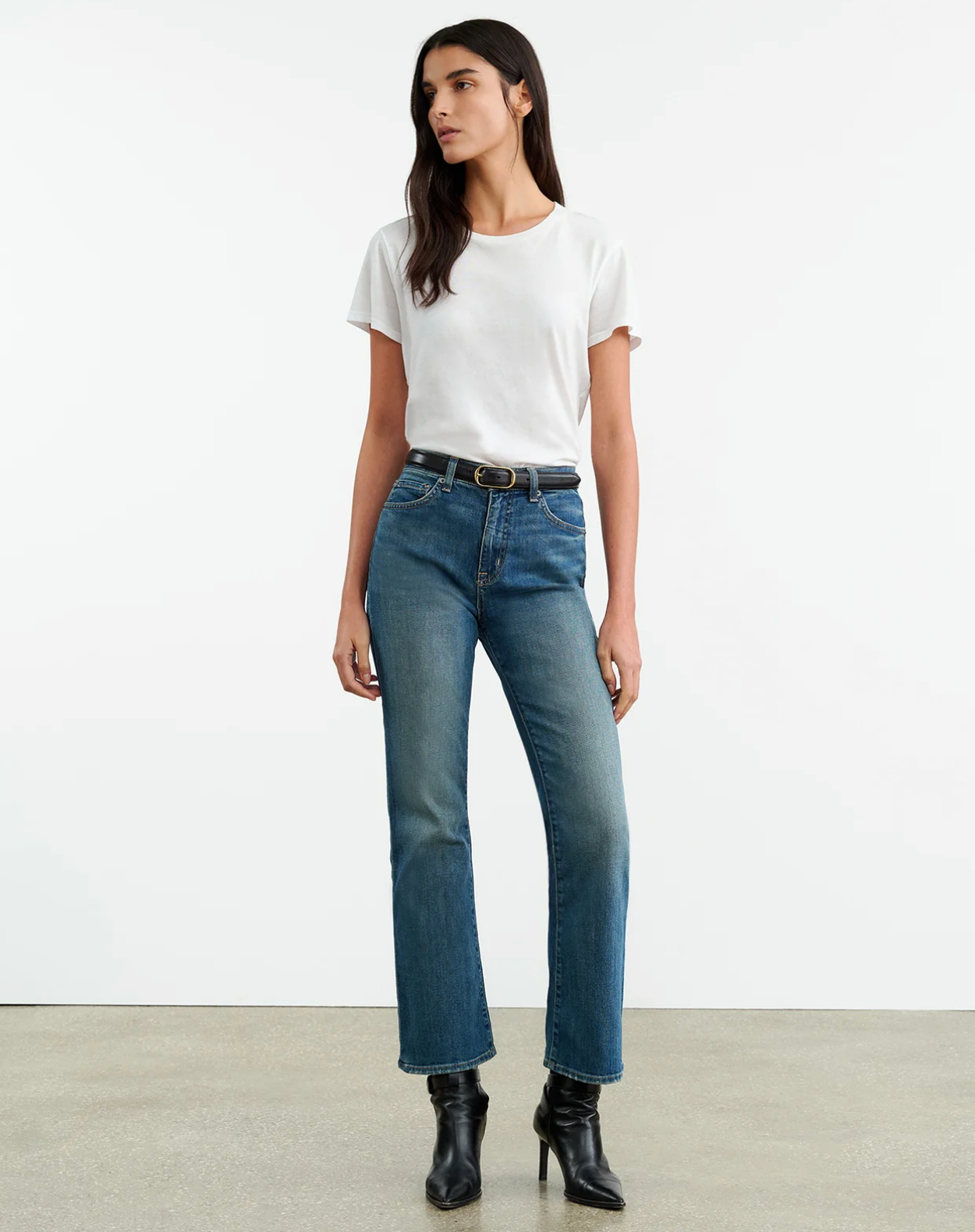 Boot Cut Jean-Clothing-Nili Lotan-Classic Wash-24-Mercantile Portland