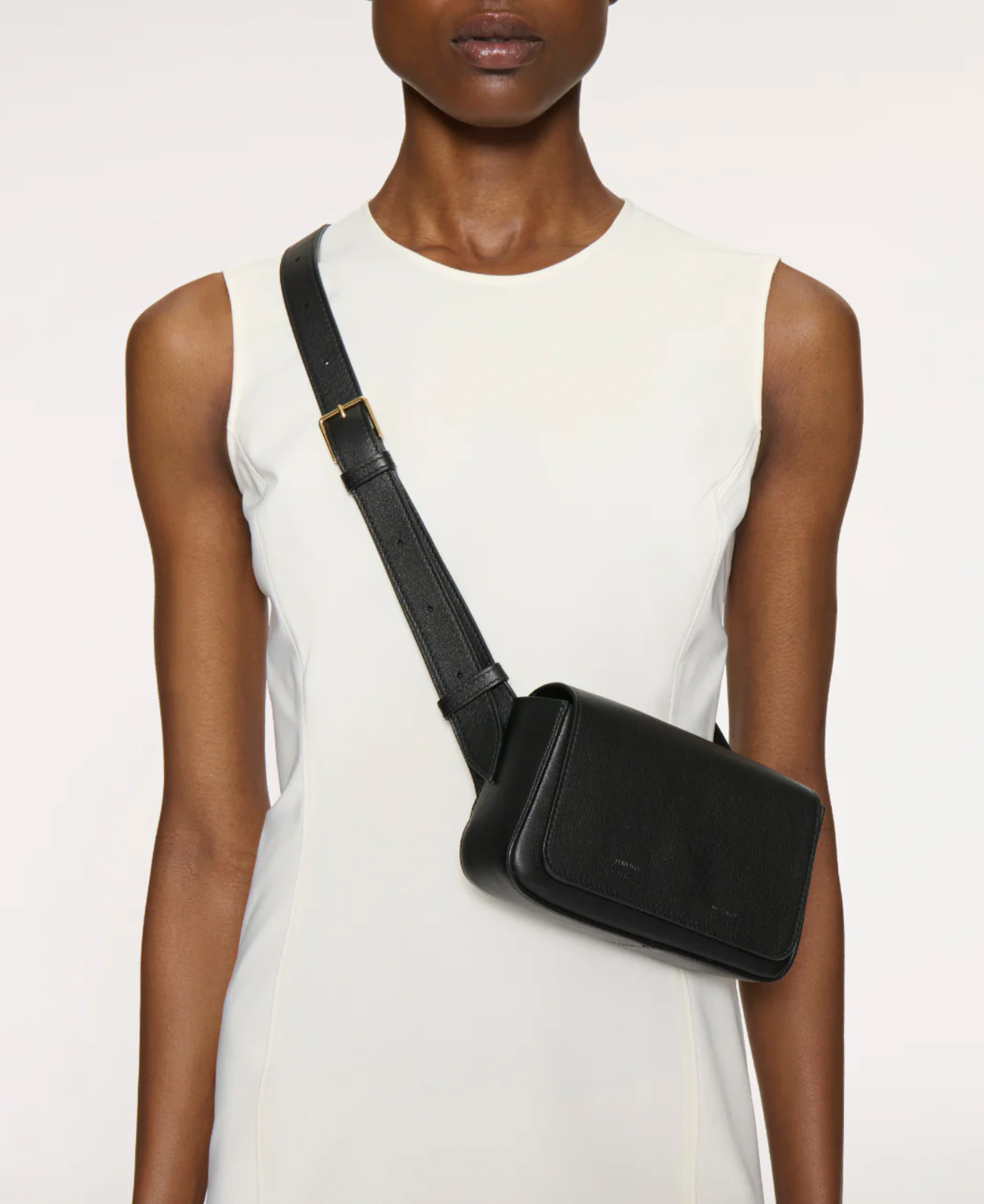 Box Sling Bag in Black-Handbags-Mansur Gavriel-Black-OS-Mercantile Portland