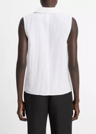 Boxy Sleevless Buttondown-Clothing-Vince-Optic White-XXS-Mercantile Portland