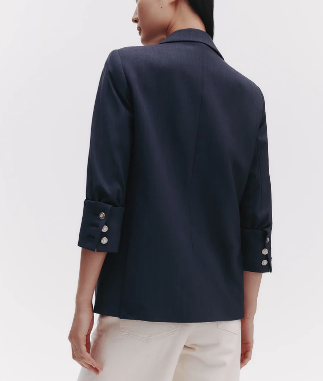 Boyfriend Blazer-Clothing-TWP-Indigo-XXS-Mercantile Portland
