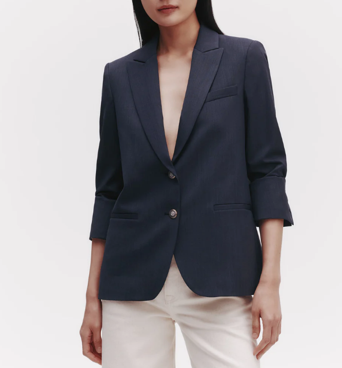 Boyfriend Blazer-Clothing-TWP-Indigo-XXS-Mercantile Portland