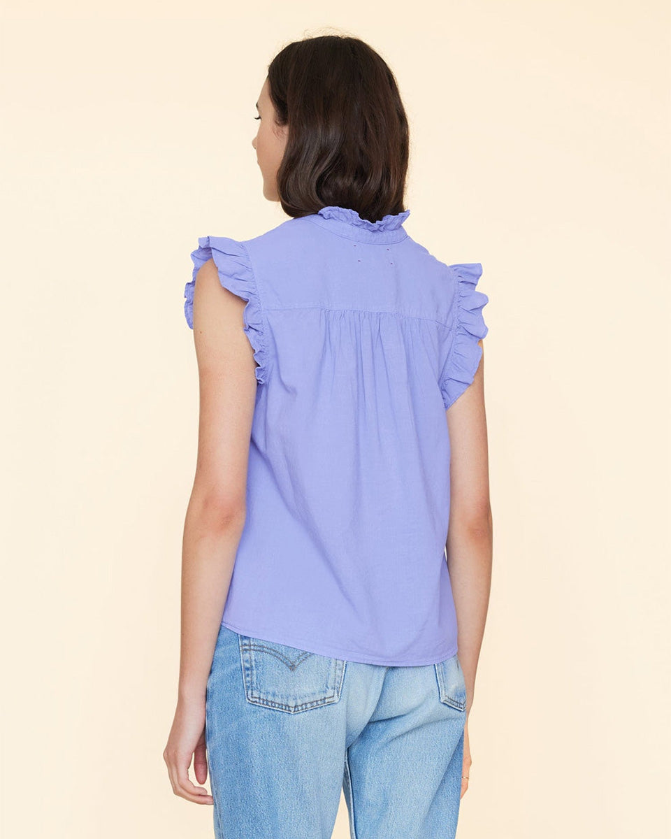 Brenna Top-Clothing-Xirena-Dark Peri-XS-Mercantile Portland