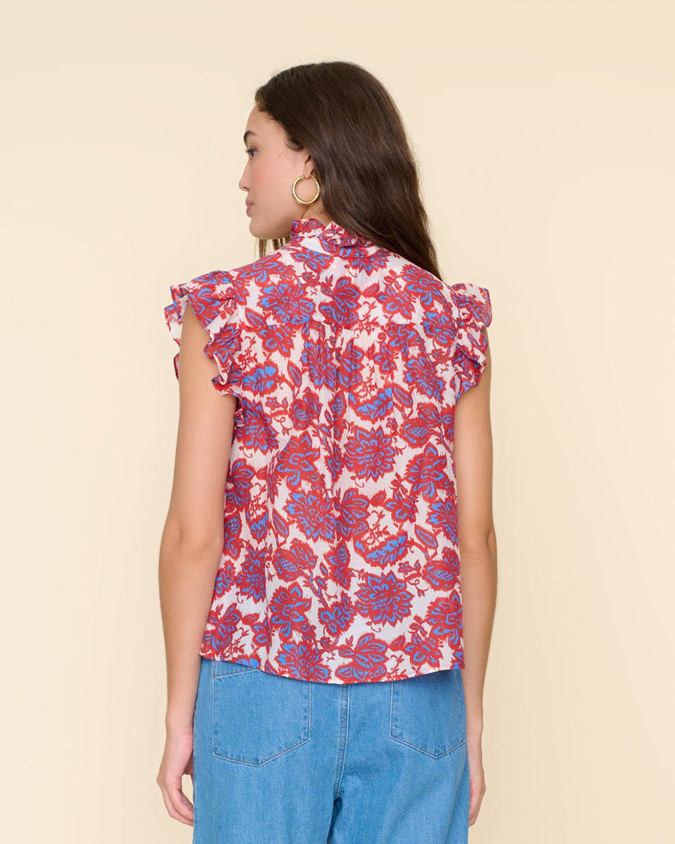 Brenna Top-Tops-Xirena-Electric Red-XS-Mercantile Portland