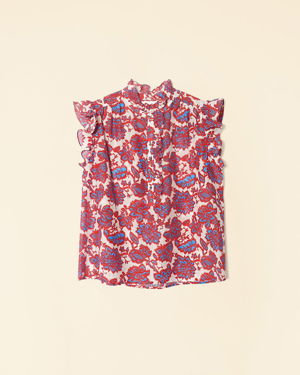 Brenna Top-Tops-Xirena-Electric Red-XS-Mercantile Portland